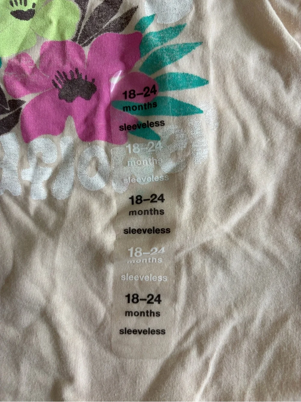 NWT GAP Sleeveless Floral Ruffle Bodysuit